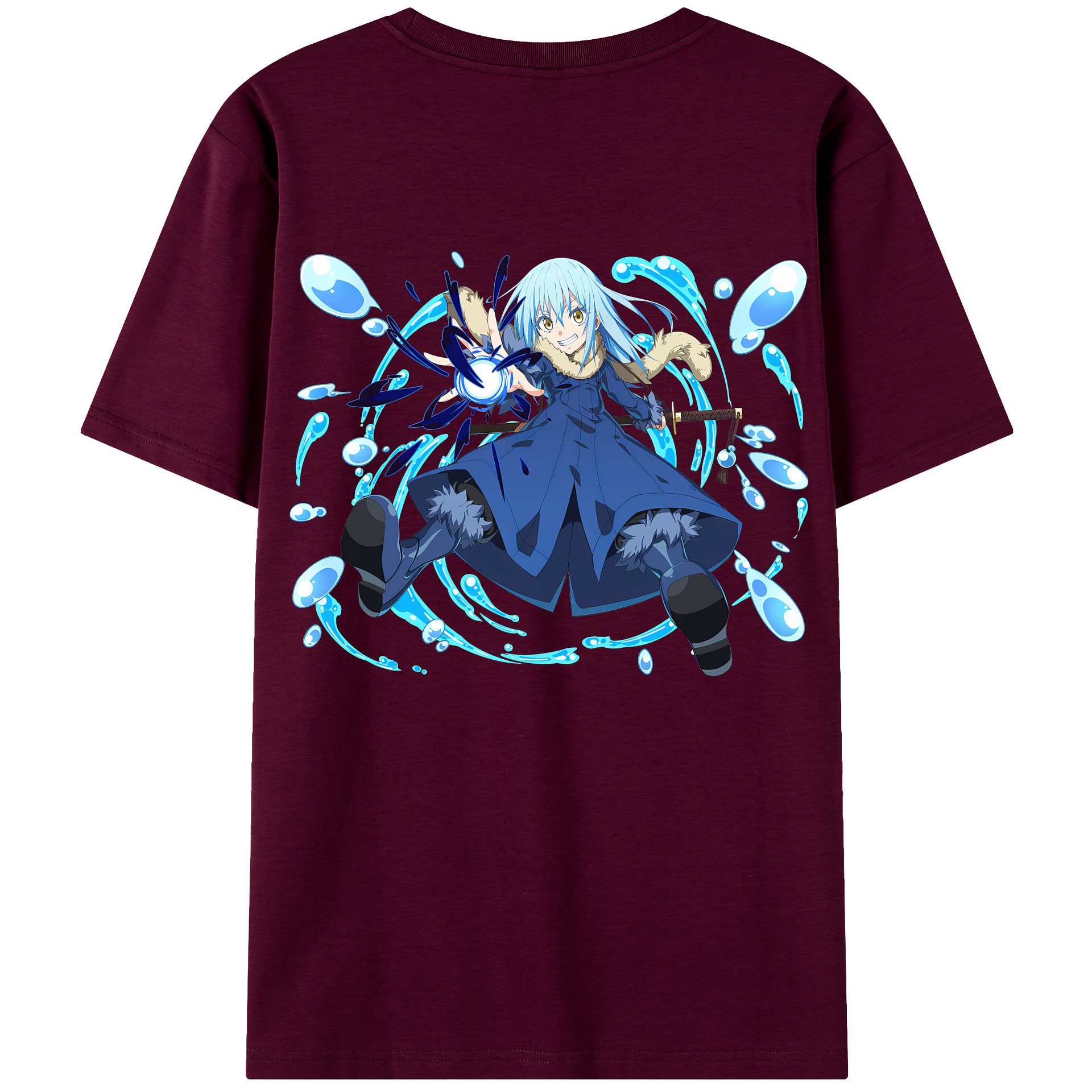 （画像用） 転スラ Regarding Reincarnated to Slime レディース半袖Tシャツ(バックプリント)